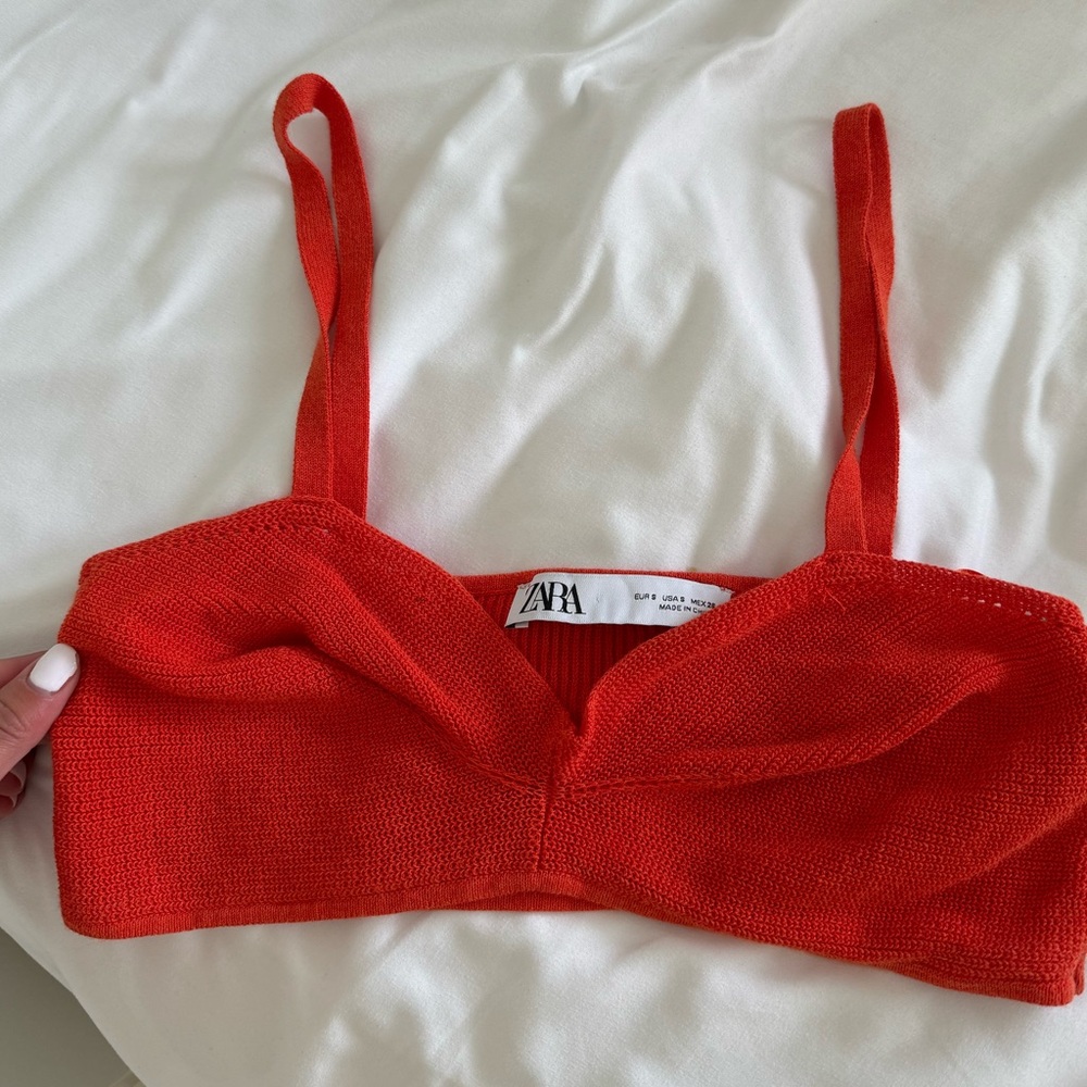 Zara Orange Top